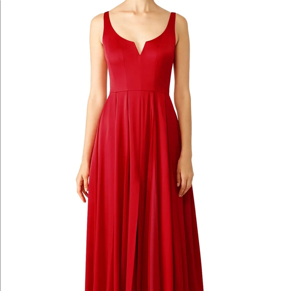 Halston Heritage Red Gown/Dress